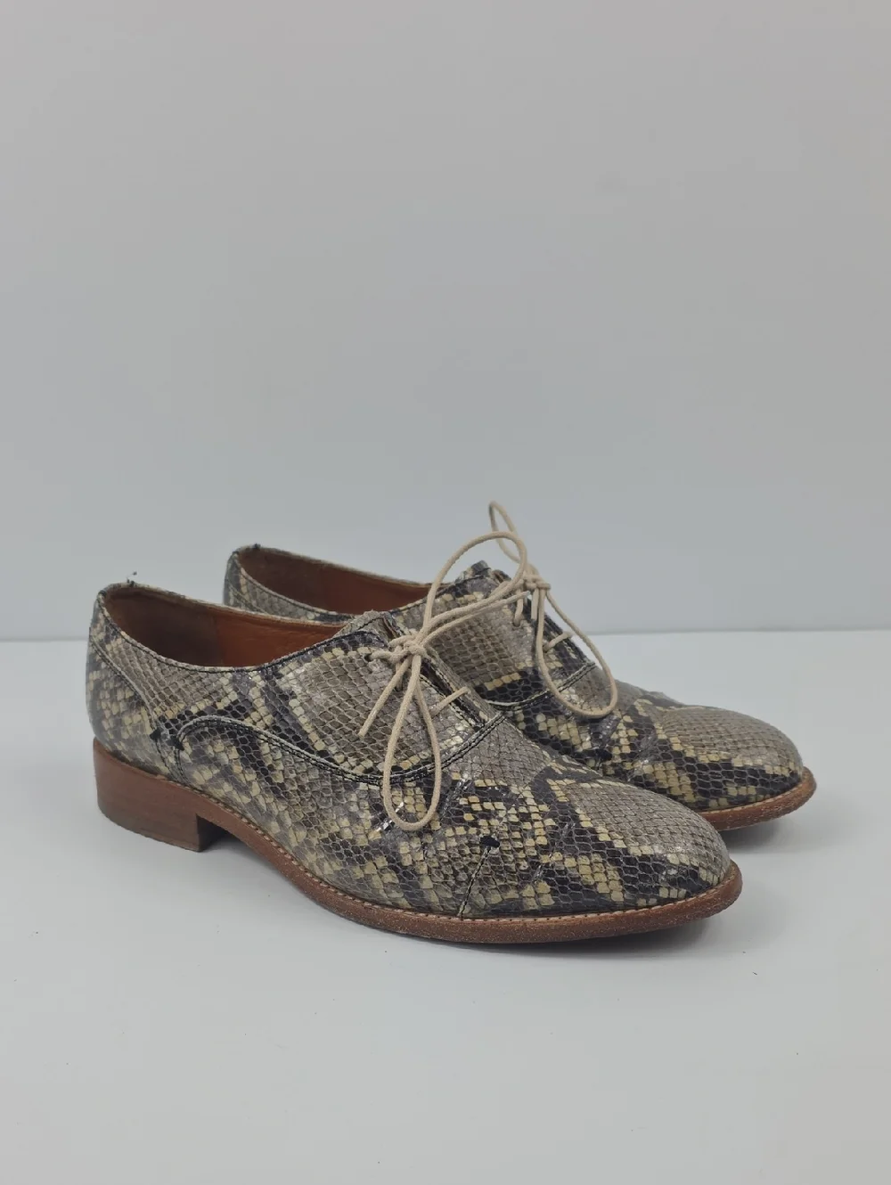 Two24 By Ariat Austen Snakeskin Women's Oxford Shoes‎ Size 8